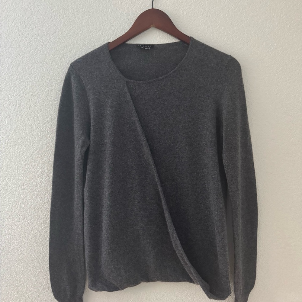 Cashmere Theory Charcoal Women's Sweater